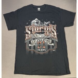 Sturgis TShirt 81st Annual Motorcycle Rally 2021 South Dakota Mens Medium Black